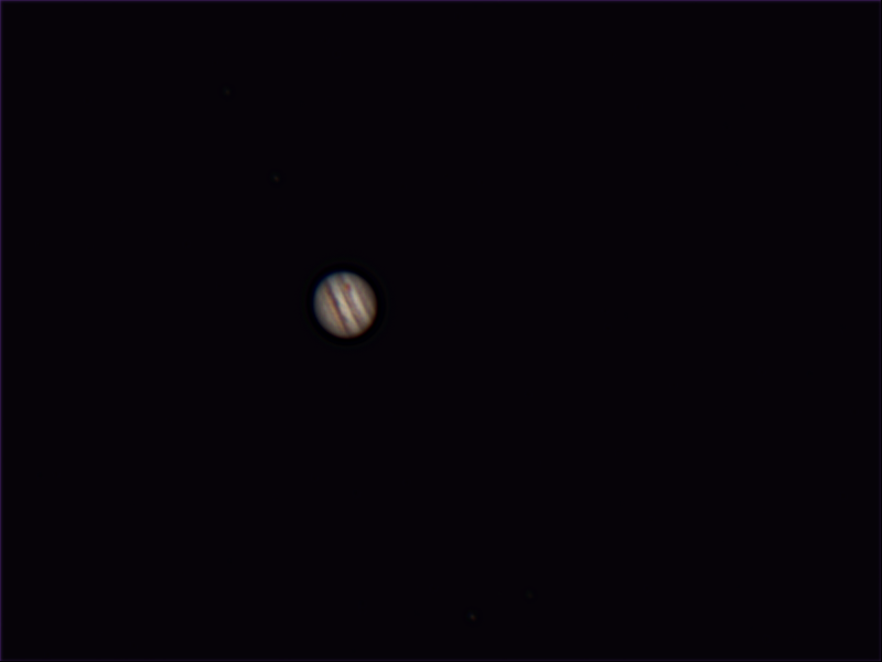 Jupiter, vom Balkon aus gesehen
